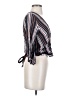 Blush 100% Rayon Blue 3/4 Sleeve Blouse Size S - photo 4