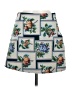 Shein 100% Polyester Print Ivory Casual Skirt Size M - photo 1