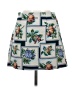 Shein 100% Polyester Print Ivory Casual Skirt Size M - photo 2