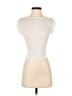 Shein Ivory Sleeveless T-Shirt Size 2 - photo 1