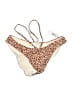 Jonathan Simkhai Animal Print Tan Swimsuit Bottoms Size L - photo 1