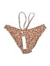 Jonathan Simkhai Animal Print Tan Swimsuit Bottoms Size L - photo 2