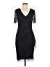 Xscape 100% Polyester Black Blue Cocktail Dress Size 8 - photo 1