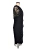 Xscape 100% Polyester Black Blue Cocktail Dress Size 8 - photo 4