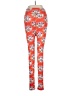 Tickled Pink Print Orange Leggings One size - photo 2