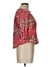 No Boundaries 100% Rayon Pink 3/4 Sleeve Blouse Size L - photo 4