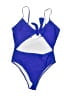 Unbranded Color Block Blue One Piece Swimsuit Size L - photo 1