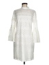 Unbranded 100% Polyester Ivory Cocktail Dress Size 8 - photo 1