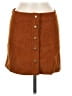 H&M Solid Brown Casual Skirt Size M - photo 1