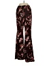 Rainbow Floral Black Casual Pants Size 00 (estimated) - photo 2