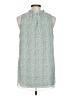 Unbranded 100% Polyester Green Sleeveless Blouse Size L - photo 2