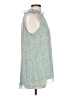 Unbranded 100% Polyester Green Sleeveless Blouse Size L - photo 4
