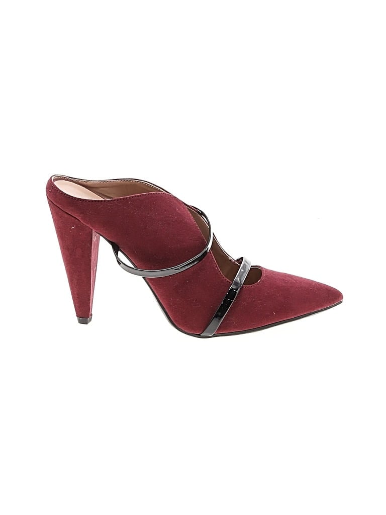 Pre-owned Chinese Laundry Heels In Burgundy