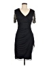X by Xscape 100% Polyester Black Cocktail Dress Size 8 - photo 1