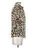 Agora 100% Polyester Animal Print Brown 3/4 Sleeve Blouse Size S - photo 4