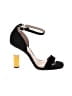 BCBGeneration Color Block Black Sandals Size 7 - photo 1