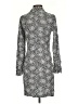 Assorted Brands Print Gray Casual Dress Size 2 - photo 2