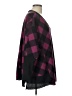 White Birch Plaid Burgundy Pullover Sweater Size L - photo 4