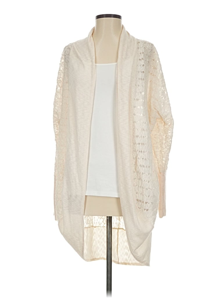 Pre-owned Daytrip Cardigan Sweater In White