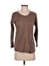 Cubism Brown 3/4 Sleeve Top Size XS - photo 1