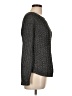 CALVIN KLEIN JEANS Metallic Silver Black Pullover Sweater Size L - photo 4