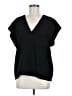 Zara Black Short Sleeve Blouse Size M - photo 1
