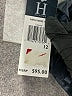 H Hilfiger Black Blue Formal Skirt Size 12 - photo 5