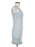 Shein Solid Silver Cocktail Dress Size M - photo 4