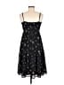 Rokoko 100% Polyester Stars Black Cocktail Dress Size M - photo 2