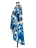 Jealous Tomato 100% Polyester Print Blue Casual Dress Size M - photo 5