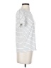 Modern Works Stripes White Short Sleeve Turtleneck Size XS - photo 4