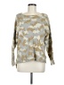 Central Park West Camo Gray Pullover Sweater Size M - photo 1