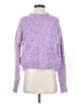Aqua 100% Polyester Purple Pullover Sweater Size XS - photo 1
