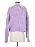 Aqua 100% Polyester Purple Pullover Sweater Size XS - photo 2