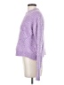 Aqua 100% Polyester Purple Pullover Sweater Size XS - photo 5