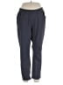 Catherines Solid Blue Casual Pants Size 14/16W - photo 1