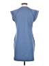 Assorted Brands Solid Blue Casual Dress Size S - photo 2