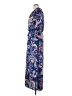 Bisou Bisou 100% Polyester Paisley Blue Casual Dress Size 2 - photo 5