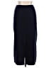 Emma James Solid Black Formal Skirt Size L - photo 2