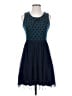 Weston Wear Polka Dots Blue Cocktail Dress Size S (estimated) - photo 1
