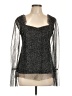 Libby Edelman Black Long Sleeve Blouse Size S - photo 1