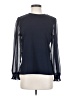 Ann Taylor Blue Long Sleeve Blouse Size S - photo 1