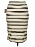 Lularoe Stripes Ivory Casual Skirt Size XL - photo 2