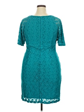black lace v neck dress with sleeves Ever-Pretty Empire Waist V-Neck Short Sleeve A-Line Lace Formal Dress Occasion Dress main image 0