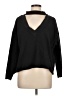 Akira Solid Black Pullover Sweater Size L - photo 1