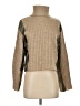 Zara Color Block Tan Turtleneck Sweater Size S - photo 1