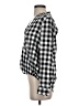 Madewell Checkered-gingham Black Long Sleeve Blouse Size XS - photo 5