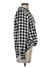 Madewell Checkered-gingham Black Long Sleeve Blouse Size XS - photo 4
