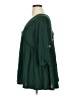 Indigo Thread Co. Green 3/4 Sleeve Blouse Size XL - photo 5
