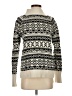 Chaps Chevron-herringbone Ivory Pullover Sweater Size S - photo 1